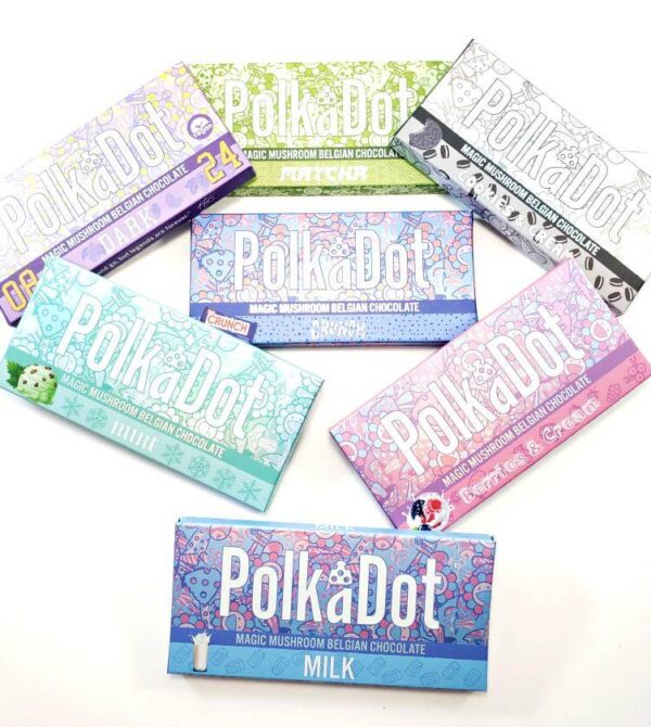 Buy Polka Dot Mushroom Chocolate Bars Online